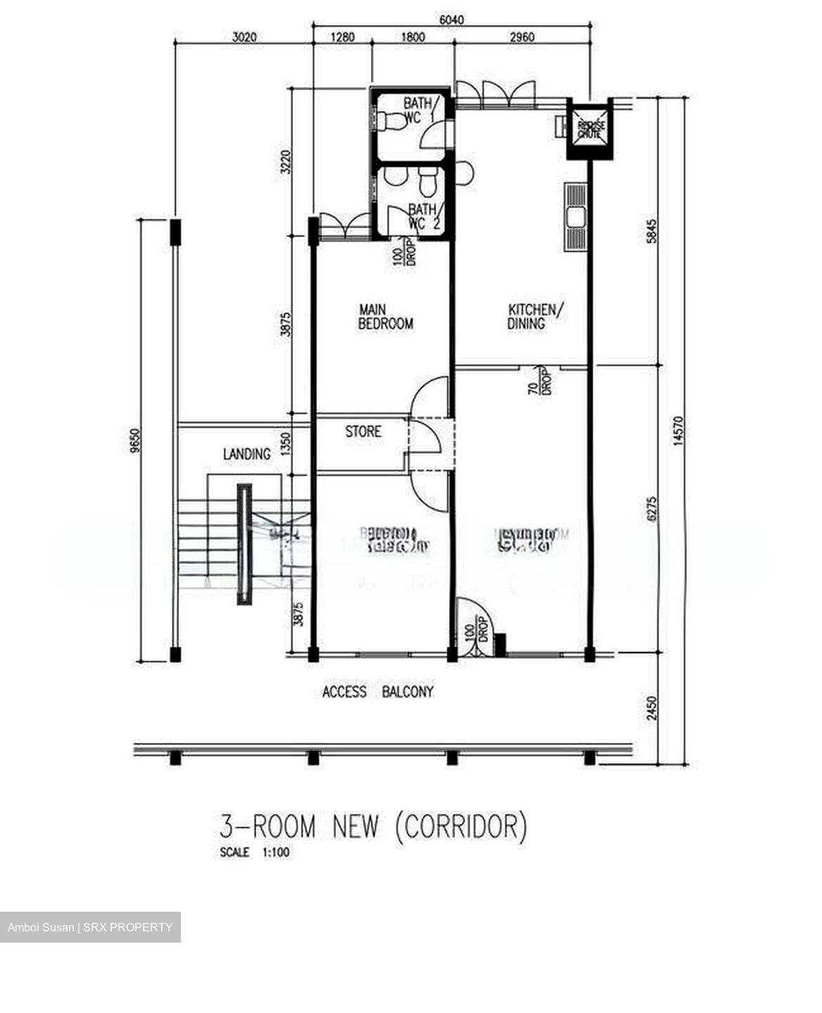 Blk 149 Woodlands Street 13 (Woodlands), HDB 3 Rooms #605983301